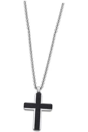 Lotus Edelstahlkette Halskette silber schwarz (Halsketten, Halskette), für Herren aus Edelstahl (Stainless Steel) - Verkäufer: Fit4Style Silberschmuck - IMPPAC
