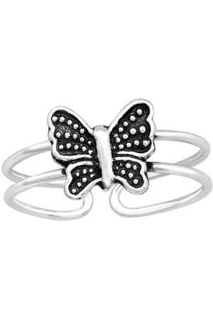Bungsa Zehenring Zehenring Schmetterling aus 925 Silber Damen, Zehring Toering - Verkäufer: