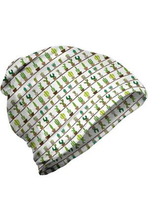 Abakuhaus Beanie Wandern im Freien Saftig Blühende Kakteen in Töpfen - Verkäufer: Color-D Textile GmbH