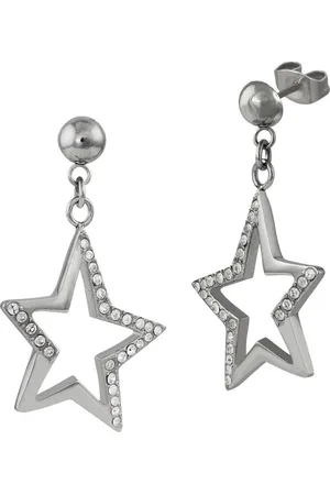 Amello Paar Ohrhänger Ohrringe Edelstahl Ohrhänger Stern (Ohrhänger), Damen Ohrhänger Stern Edelstahl (Stainless Steel), in , we - Verkäufer: Fit4Style Silberschmuck - IMPPAC
