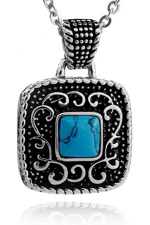 Karisma Kette mit Anhänger Edelstahl Tükis Anhänger Geschwärzt mit Edelstahl Kette, HSP6852 - 55 Zentimeter - Verkäufer: Schmuck