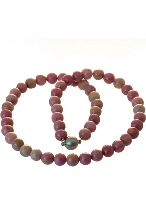Bella Carina Perlenkette Kette mit Rhodochrosit 8 mm, Rhodochrosit - Verkäufer:
