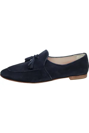 GALLUCCI Ballerinas von 20007 Leder Klassisch Schmal Blau Pumps - Verkäufer: Alex und Elis Kinderschuhe