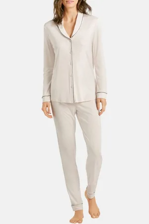 Hanro Pyjama Natural Comfort (Set) Pyjama - Im klassischem Design, Schlafanzüge zum selber mixen - Verkäufer: simply4you