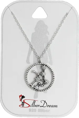 SilberDream Silberkette Sternbild Jungfrau Halskette (Halskette), Halskette (Sternbild Jungfrau) ca. 42cm und 45cm, 925 Sterling Silber - Verkäufer: Fit4Style Silberschmuck - IMPPAC