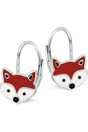 Goldene Hufeisen Paar Ohrhänger Mädchen Kinder Fuchs Brisur Ohrringe aus 925 Sterling Silber (1 Paar, inkl. Etui), Kinderschmuck - Verkäufer: