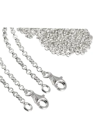 SilberDream Charm-Ketten-Set FC0028X2 Charmsketten silber Charms (Charmsketten, Charmskette), Charmsketten beide Ketten je ca. 50cm, 925 Sterling Silber, Farbe: sil - Verkäufer: Fit4Style Silberschmuck - IMPPAC