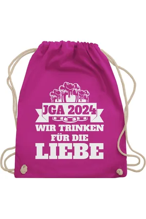 Shirtracer Turnbeutel JGA 2025 - Wir trinken für die Liebe, JGA Männer - Verkäufer: