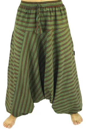 GURU-SHOP Relaxhose Haremshose, Pluderhose, Pumphose, Aladinhose.. Ethno Style, alternative Bekleidung - Verkäufer: