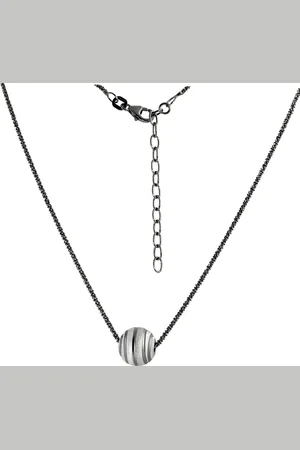 SilberDream Silberkette Kugelspirale Halskette 925er (Halskette), Halsketten (Kugelspirale) ca. 42cm - 47cm, 925 Sterling Silber, Farbe: - Verkäufer: Fit4Style Silberschmuck - IMPPAC