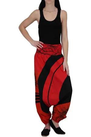 Kunst und Magie Haremshose Goa Haremshose "The Tree" Ibiza Strandhose, Wellnesshose Boho - Verkäufer: