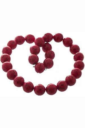 Bella Carina Perlenkette Polaris Perlen Kette schwarz 18 mm, Magnetverschluss - Verkäufer: