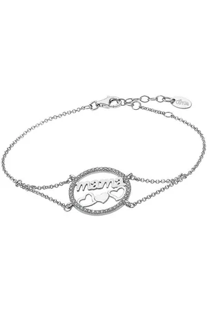 Lotus Silberarmband Mama Herzen Armband (Armband), Armband Mama, Herzen 16cm, 925 Sterling Silber, Farbe: silber, weiß - Verkäufer: Fit4Style Silberschmuck - IMPPAC