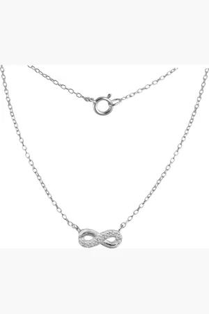 SilberDream Silberkette Unendlich Halskette silber (Halskette), Halskette (Unendlich) ca. 45cm, 925 Sterling Silber, Farbe: silber - Verkäufer: Fit4Style Silberschmuck - IMPPAC