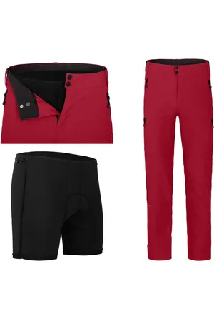 Bergson Fahrradhose PORVOO (mit gepolsterter Innenhose) Herren Radhose, robust, elastisch, Langgrößen, - Verkäufer: