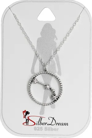 SilberDream Silberkette Sternbild Widder Halskette (Halskette), Halskette (Sternbild Widder) ca. 42cm und 45cm, 925 Sterling Silber, F - Verkäufer: Fit4Style Silberschmuck - IMPPAC