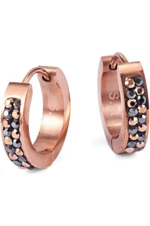 Kingka Paar Creolen Glamour Crystal Creolen "Brillo", mit Zirkonia - Verkäufer: