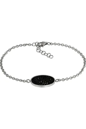 Amello Edelstahlarmband Oval Armband Damen Schmuck (Armband), Damen Armband (Oval) ca. 18cm bis 21cm, Edelstahl (Stainless Steel), F - Verkäufer: Fit4Style Silberschmuck - IMPPAC