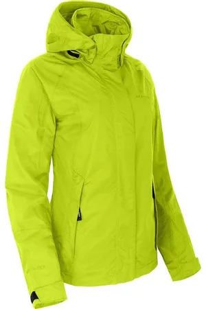 Bergson Regenjacke ROCKRIDER Damen Regenjacke, Netzfutter, 12000 mm Wassersäule, Langgrößen, leuch - Verkäufer: