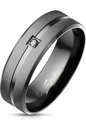 Bungsa Fingerring Ring Mittelring aus Edelstahl Herren (Ring, 1-tlg), Damen Herren - Verkäufer: