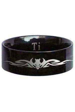 vivance collection Fingerring Ring "Totenkopf Tribal Tattoo" - Verkäufer: KINGKA