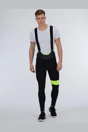 Airtracks Fahrradhose Herren Thermo Fahrradhose mit Träger Lang Pro Team II (Radhose mit Kälteschutz & Komfort,für Herbst - Winter) » S M L XL XXL XXXL « - Verkäufer: Sport