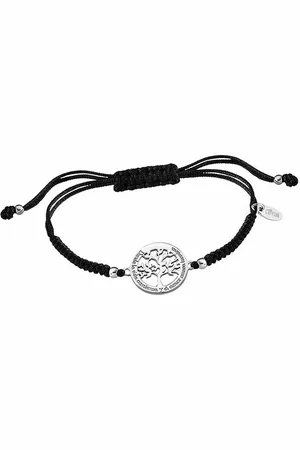 Lotus Silberarmband Lebensbaum Armband (Armband), Armband Lebensbaum 22cm, 925 Sterling Silber, Farbe: silber, schwarz - Verkäufer: Fit4Style Silberschmuck - IMPPAC