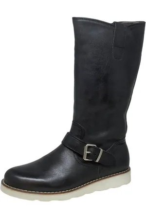 Momino 3435 klassische Boots Stiefel Leder Lammfell Schnürstiefelette - Verkäufer: Alex und Elis Kinderschuhe