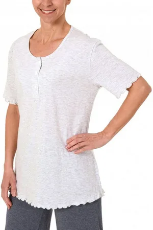 Normann Relaxanzug Damen Shirt Oberteil kurzarm Mix & Match Streifendessin - Verkäufer: Fairway