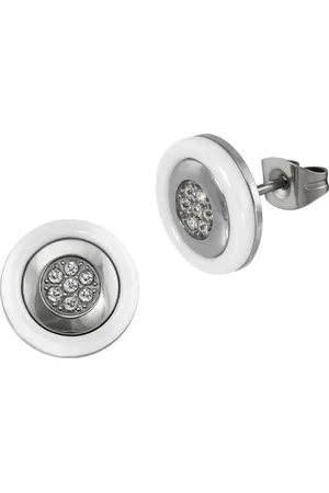 Amello Paar Ohrstecker Ohrringe Edelstahl Keramik (Ohrstecker), Damen Ohrstecker Rund Edelstahl (Stainless Steel), in , we - Verkäufer: Fit4Style Silberschmuck - IMPPAC