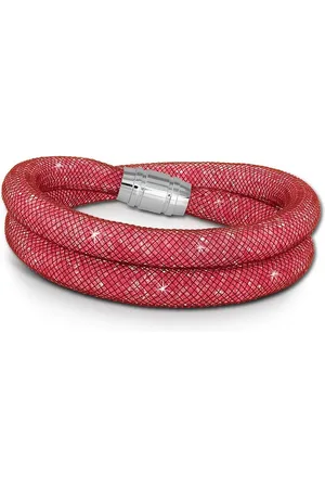 SilberDream Edelstahlarmband Armband rosa Arm-Schmuck (Armband), Damenarmband mit Edelstahl-Verschluss, Farbe: rot, rosa Kristalle - Verkäufer: Fit4Style Silberschmuck - IMPPAC