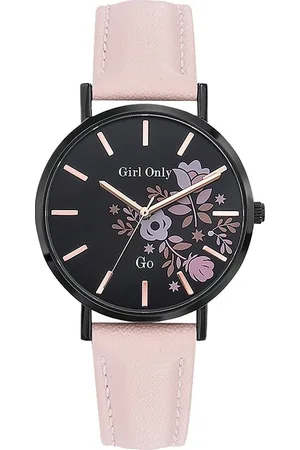 GO Girl Only Quarzuhr Damen Armbanduhr Analog, (Analoguhr), Damenuhr rund, mittel (ca. 34mm), Lederarmband , Fashion - Verkäufer: Fit4Style Silberschmuck - IMPPAC