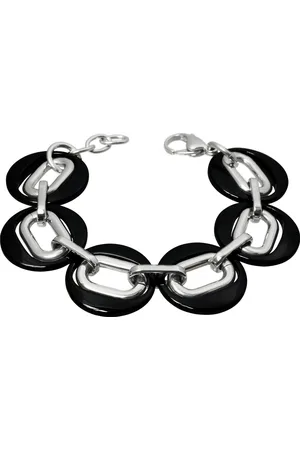 Amello Edelstahlarmband Magic Armband silber schwarz (Armband), Armbänder für Damen Edelstahl (Stainless Steel) - Verkäufer: Fit4Style Silberschmuck - IMPPAC