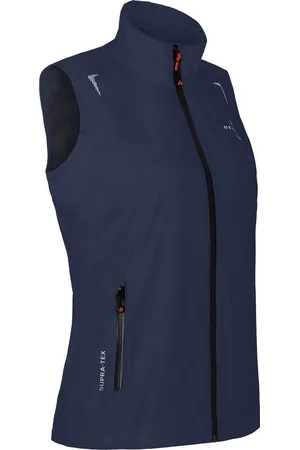 Bergson Regenjacke HELLI Weste Damen Regenweste, Netzfutter, 12000 mm Wassersäule, Normalgrößen, pea - Verkäufer:
