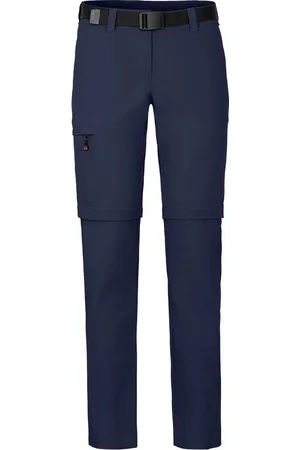 Bergson Outdoorhose BENNETT Zipp-Off (slim) Damen Wanderhose, vielseitig, pflegeleicht, Kurzgrößen, peacoat - Verkäufer: