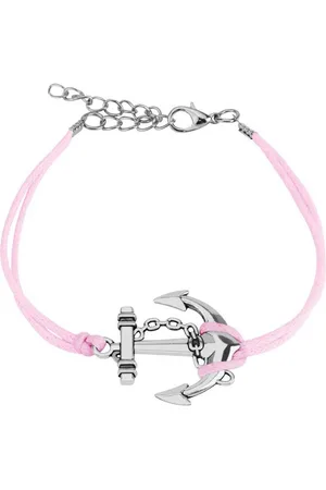Bungsa Armband Armband Anker aus Leder Unisex (1 Armband, 1-tlg), Bracelet Armschmuck - Verkäufer: