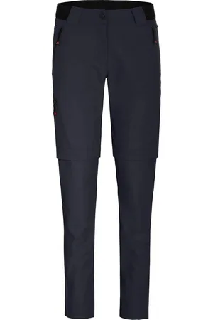 Bergson Outdoorhose VIDAA COMFORT Zipp Off (slim) Damen Wanderhose, leicht strapazierfähig, Kurzgrößen, Nacht - Verkäufer:
