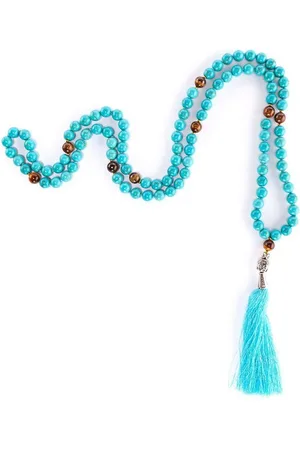 BODHI Perlenarmband Mala mit Türkis und Tigerauge, 108 Perlen - Verkäufer: Bodynova GmbH