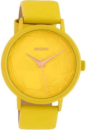 Oozoo Quarzuhr Leder Damen Uhr C10395 Analog, (Analoguhr), Damenuhr Lederarmband , rundes Gehäuse, groß (ca. 42mm) - Verkäufer: Fit4Style Silberschmuck - IMPPAC