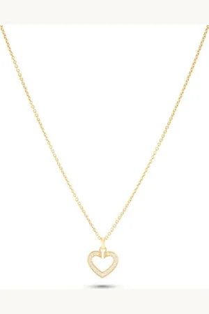 Jette Joop Silberkette Damen-Kette 925er Silber 23 Zirkonia, Herz - Verkäufer: CHRIST Juweliere und Uhrmacher seit 1863 GmbH