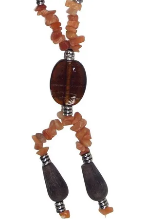 GURU-SHOP Perlenkette Modeschmuck, Boho Perlenkette - Modell 14 - Verkäufer: