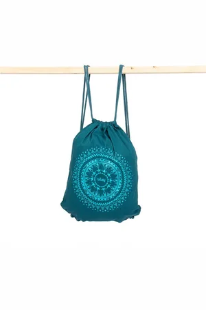 BODHI Turnbeutel Turnbeutel GymBag mit Print ETHNO MANDALA, petrol - Verkäufer: Bodynova GmbH