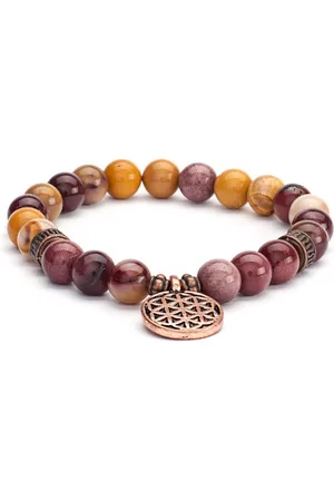 BODHI Perlenarmband Mala Armband mit Dotterstein, Modeschmuck - Verkäufer: Bodynova GmbH