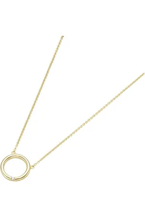 Luigi Merano Collier kleiner Ring, mit Brillant, Gold 585