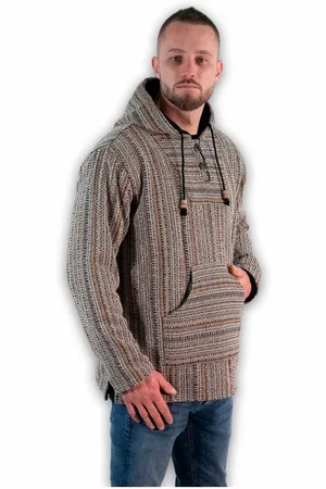 Kunst und Magie Sweatponcho Kapuzenpulli Kapu Baja Jerga Hoodie mit Kapuze und Kängurutaschen - Verkäufer: