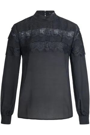 SET Langarmbluse Bluse mit Seidenanteil - Verkäufer: HENNE