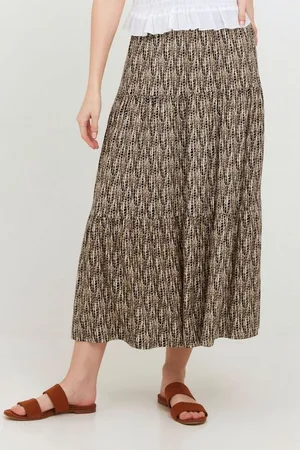 B YOUNG Sommerrock BYSILIA LAYER SKIRT - 20810019 Maxirock mit Muster - Verkäufer: meinemarkenmode
