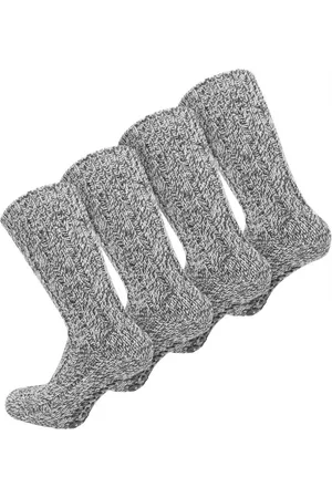 Normani Thermosocken 4 Paar Norweger-ABS-Socken mit Schafwolle (4 Paar) hoher Schafwollanteil - Verkäufer: