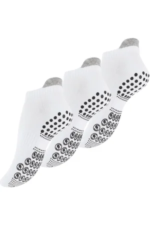 STARK SOUL Sportsocken rutschfeste Sneakersocken mit Fersenschutz und ABS - Antirutschsohle (3 Paar) für Yoga, Pilates, Trampolin - Verkäufer: Stark Soul GmbH