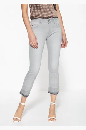 ATT Slim-fit-Jeans Brenda (1-tlg) mit offenen Saumkanten und Waschung - Verkäufer: Deinetrends